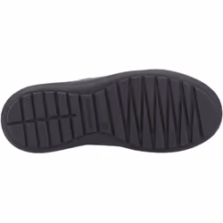 ) Hush Puppies Shane Senior Leather Boys's Black Lace-Up Shoes - Black, 6 (Adults'
