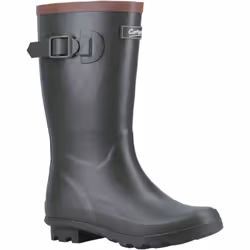 ) Cotswold Bowldown Rubber Boys's Green Wellington Boots - Green, 2 (Adults'