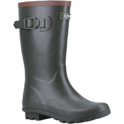 ) Cotswold Bowldown Rubber Boys's Green Wellington Boots - Green, 3 (Adults'