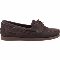 ) Cotswold Bartrim Leather Men's Brown Boat Shoes - Brown, 10 (Adults'