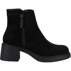 ) Adele | Black | Women's Heeled Ankle Boots - 7 (Adults'