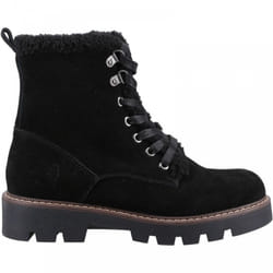 ) Aurelia | Black | Women's Chunky Sole Ankle Boots - 3 (Adults'
