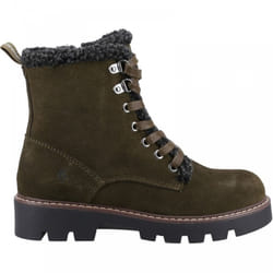 ) Aurelia | Khaki | Women's Chunky Sole Ankle Boots - 5 (Adults'