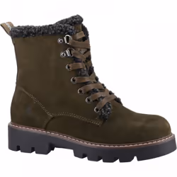 ) Aurelia | Khaki | Women's Chunky Sole Ankle Boots - 8 (Adults'