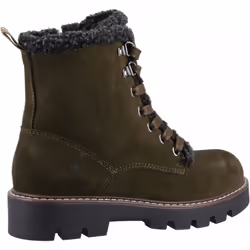 ) Aurelia | Khaki | Women's Chunky Sole Ankle Boots - 8 (Adults'