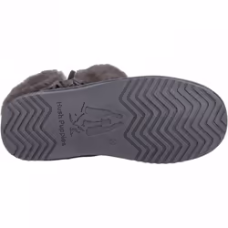 ) Ayana | Grey | Women's Cosy Boot Slippers - 3 (Adults'