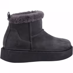 ) Becca | Charcoal | Women's Casual Ankle Boots - 4 (Adults'