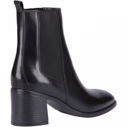 ) Caroline | Black | Women's Chelsea Style Ankle Boots - 6 (Adults'
