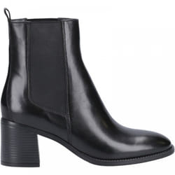 ) Caroline | Black | Women's Chelsea Style Ankle Boots - 7 (Adults'