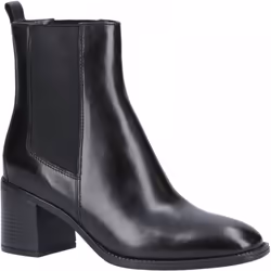 ) Caroline | Black | Women's Chelsea Style Ankle Boots - 7 (Adults'