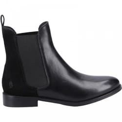 ) Colette | Black | Womens Chelsea Style Boot - 7 (Adults'