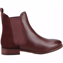 ) Colette | Bordeaux | Womens Chelsea Style Boot - 5 (Adults'