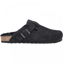 ) Jade | Black | Women's Slip On Mule Slippers - 5 (Adults'