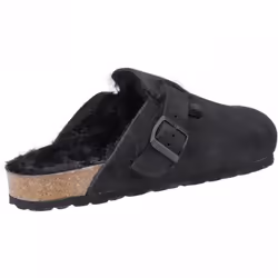 ) Jade | Black | Women's Slip On Mule Slippers - 7 (Adults'