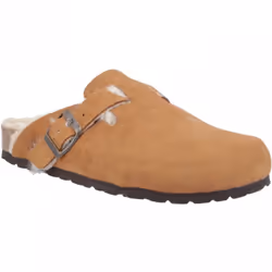 ) Jade | Tan | Women's Slip On Mule Slippers - 4 (Adults'