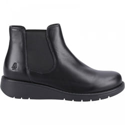 ) Leonie | Black | Women's Pull On Chelsea Boots - 6 (Adults'