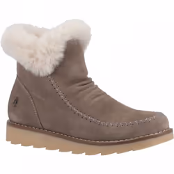 ) Moira | Taupe | Women's Water Resistant Ankle Boots - 3 (Adults'