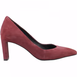 ) Olivia | Bordeaux | Women's Simple Court Shoes - 8 (Adults'