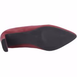 ) Olivia | Bordeaux | Women's Simple Court Shoes - 8 (Adults'
