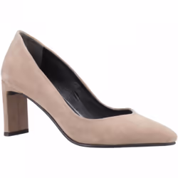 ) Olivia | Mocha | Women's Simple Court Shoes - 4 (Adults'