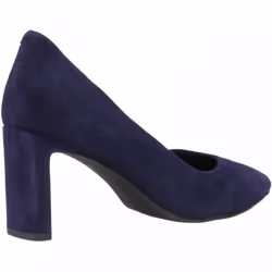 ) Olivia | Navy | Women's Simple Court Shoes - 3 (Adults'