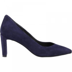 ) Olivia | Navy | Women's Simple Court Shoes - 5 (Adults'