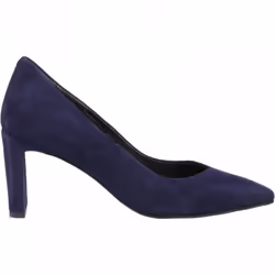 ) Olivia | Navy | Women's Simple Court Shoes - 6 (Adults'