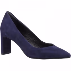 ) Olivia | Navy | Women's Simple Court Shoes - 6 (Adults'