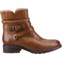 ) Hush Puppies Piper Leather Women's Tan Boots - Brown, 5 (Adults'