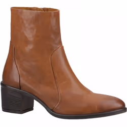 ) Winona | Tan | Women's Western Style Leather Ankle Boots - 7 (Adults'