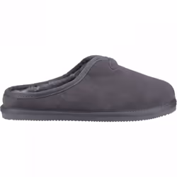 ) Conrad | Grey | Men's Mule Slippers - 6 (Adults'