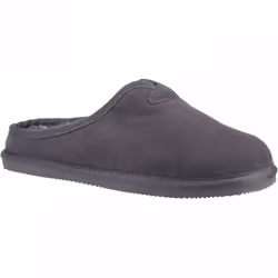 ) Conrad | Grey | Men's Mule Slippers - 7 (Adults'