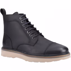 ) Milo | Black | Men's Lace Up Boots - 7 (Adults'
