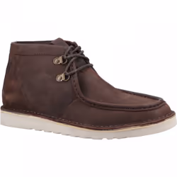 ) Oswald | Brown | Men's Lace Up Boots - 9 (Adults'