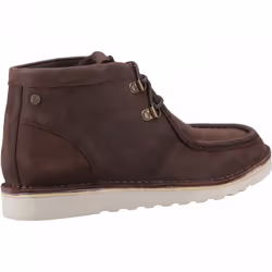 ) Oswald | Brown | Men's Lace Up Boots - 9 (Adults'