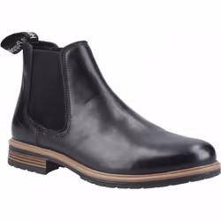 ) Russell | Black | Men's Classic Chelsea Boots - 6 (Adults'