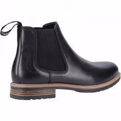 ) Russell | Black | Men's Classic Chelsea Boots - 8 (Adults'