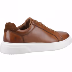 ) Whelan | Tan | Men's Leather Casual Trainers - 12 (Adults'