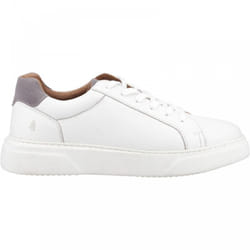 ) Whelan | White | Men's Leather Casual Trainers - 9 (Adults'