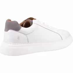 ) Whelan | White | Men's Leather Casual Trainers - 10 (Adults'