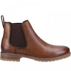 ) Russell | Tan | Men's Classic Chelsea Boots - 8 (Adults'