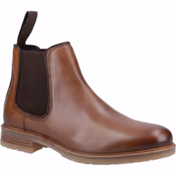 ) Russell | Tan | Men's Classic Chelsea Boots - 10 (Adults'