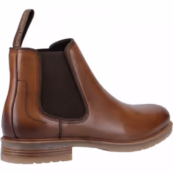 ) Russell | Tan | Men's Classic Chelsea Boots - 12 (Adults'