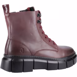 ) Fawn | Bordeaux | Women's Casual Leather Boots - 3 (Adults'
