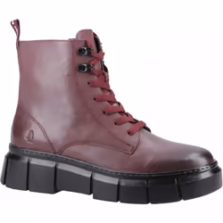 ) Fawn | Bordeaux | Women's Casual Leather Boots - 3 (Adults'