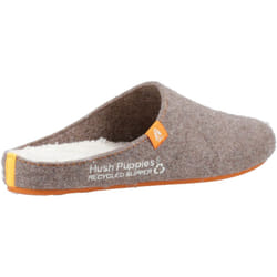 ) Hush Puppies The Good 90% Recycled RPET Polyester Men's Brown Slippers - Brown, 10 (Adults'