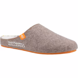 ) Hush Puppies The Good 90% Recycled RPET Polyester Men's Brown Slippers - Brown, 11 (Adults'
