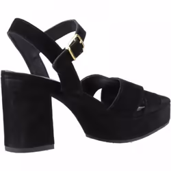 ) Ophelia | Black | Women's Chunky Heeled Shoes - 3 (Adults'