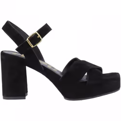 ) Ophelia | Black | Women's Chunky Heeled Shoes - 4 (Adults'