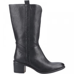 ) Whitney | Black | Women's Western Style Mid Boots - 7 (Adults'